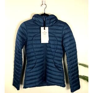 Lululemon athletica Teal Blue Pack It Down Jacket Sz0 New NWT